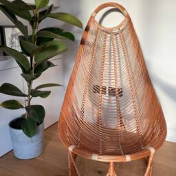 Wicker Chair, Rattan Patio Furniture, Conservatory Adult Adult Wicker Garden Furniture Natural - thumbnail 2