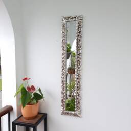 "Peruvian Mirrors ""Pink Silver Column 100cm" - thumbnail 1