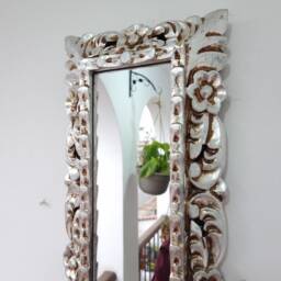 "Peruvian Mirrors ""Pink Silver Column 100cm" - thumbnail 3