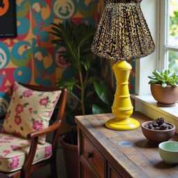 Pleated Leopard Print Drum Table Lamp Shades Ceiling Lights Pendants Floor Lampshade, Made in The UK - Animal Print Fabric Lamp Shades - thumbnail 2
