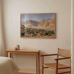 Afghanistan Landscape Poster Central Asia Travel Art Print - thumbnail 3