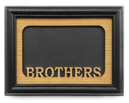 Brothers Picture Frame - 5x7 Holds 4x6 Photo Brother Gift, Sibling Gift Frame, Family - thumbnail 1