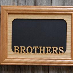 Brothers Picture Frame - 5x7 Holds 4x6 Photo Brother Gift, Sibling Gift Frame, Family - thumbnail 3