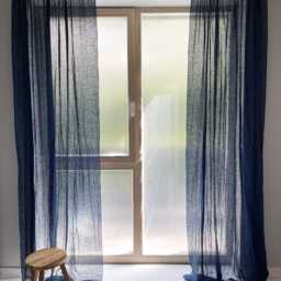 Super Soft Linen Curtain, Washed Drapery For Living Room, Handmade Drapes - 1 Pcs - thumbnail 2