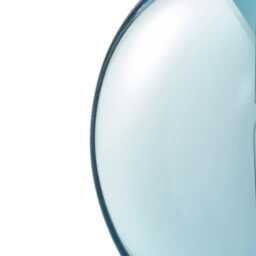 Aqua Hand Blown Glass Pendant Light Round Globe Lighting - thumbnail 2