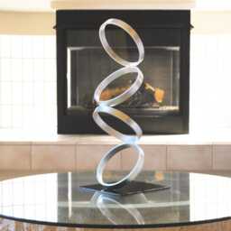 Mid Century Modern Metal Sculpture Art Abstract Simple Contemporary Decor Modernist By Petrykowski Artworks - thumbnail 2