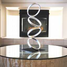 Mid Century Modern Metal Sculpture Art Abstract Simple Contemporary Decor Modernist By Petrykowski Artworks - thumbnail 3