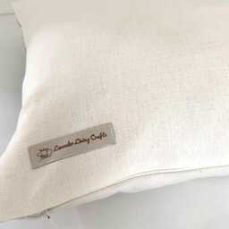 Laura Ashley Steel Grey Cushion Handmade in Elmley Cotton Linen With Zip Fastening - thumbnail 4