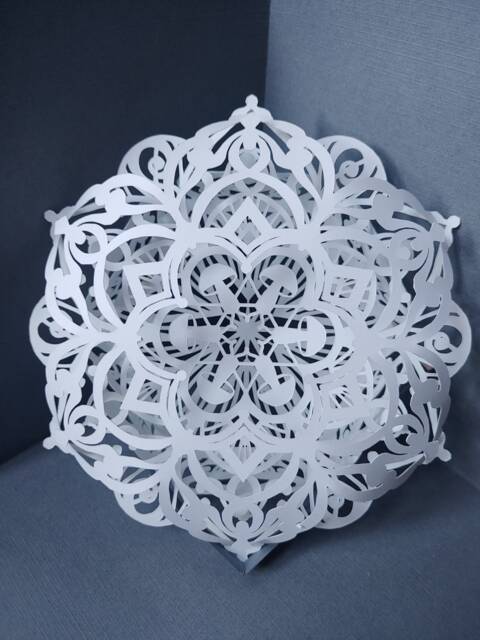 Mushroom Snowflake Intricate Layered 3D For All Year Round - image 1