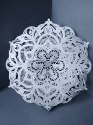Mushroom Snowflake Intricate Layered 3D For All Year Round - thumbnail 1