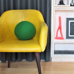 Wool Ball Pillow - thumbnail 1