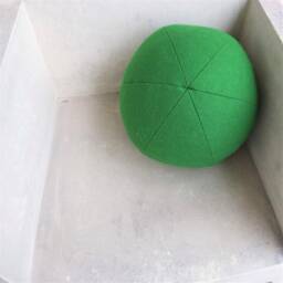 Wool Ball Pillow - thumbnail 3