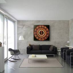 string Art Eye Of Shaman Wall Sacred Geometry Home & Living Home Decor D??cor Mandala Zen 3D New Age Spiritual Gift Meditation - thumbnail 2