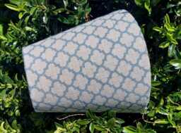 Linen Deco Blue Candle Clip Lampshade For Wall Lights Chandeliers
