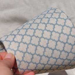 Linen Deco Blue Candle Clip Lampshade For Wall Lights Chandeliers - thumbnail 2