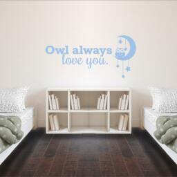 Owl Always Love You Vinyl Wall Decal - Nursery Kids Room Decor - thumbnail 2