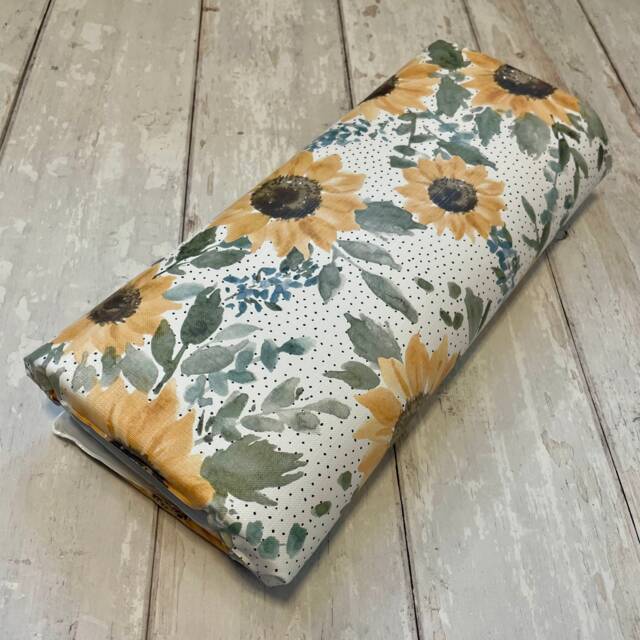 Sunflower Baby Changing Mat, Travel Baby Changing Mat, Sunflower Foldable Mat - image 1