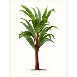 Palm Tree Prints. Beach Home Wall Art. Four Trees. Living Room Decor. Coastal Tropical Art Poster - thumbnail 2