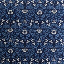 William Morris Eyebright Cushion Indigo Blue Ditsy Floral Pillow Cover 18x18 - thumbnail 2