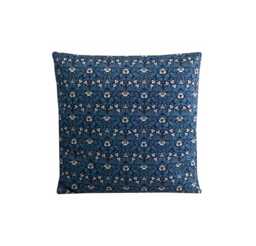 William Morris Eyebright Cushion Indigo Blue Ditsy Floral Pillow Cover 18x18 - thumbnail 1