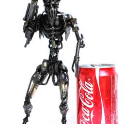 District 9 Scrap Metal Sculpture, Handmade Recycled Steel Art, Unique Valentine Gift For Him - thumbnail 2