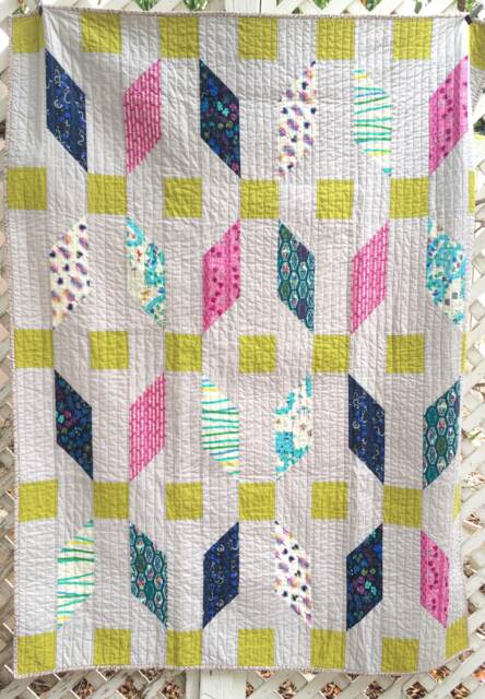 Lemur Jungle Quilt Modern Cotton Throw, Kid Toddler Bedding - image 1