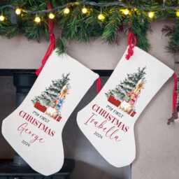 Personalised Christmas Stocking, First 1St Gift, Babies Stocking - thumbnail 2