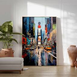 Times Square Print, Art, Poster, Art Print, New York Travel Print - thumbnail 2