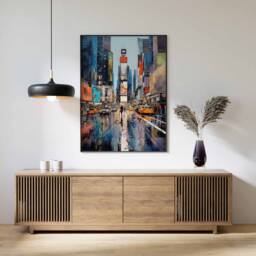 Times Square Print, Art, Poster, Art Print, New York Travel Print - thumbnail 1