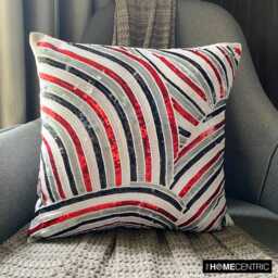 "Decorative Red Bed Throw Pillow 24""x24""/26""x26" - thumbnail 3