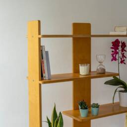 Mid-Century Modern Scandinavian Book Shelf & Plant Stand - thumbnail 3