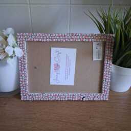Popcorn Bucket Clay Slices Photo Frame 5 X 7 Inches - thumbnail 2