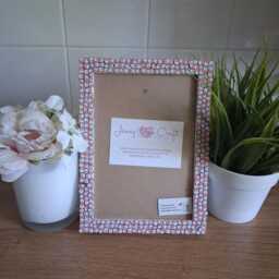 Popcorn Bucket Clay Slices Photo Frame 5 X 7 Inches - thumbnail 1