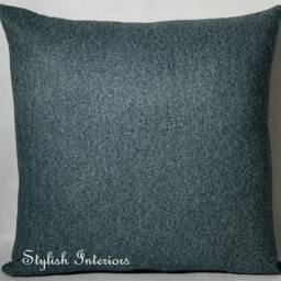 Hi-Quality Handmade Herringbone Tweed Reversible Cushions With Pad Insert - thumbnail 4