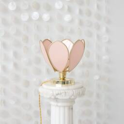 Flower Table Lamp - Blush & Gold - thumbnail 4