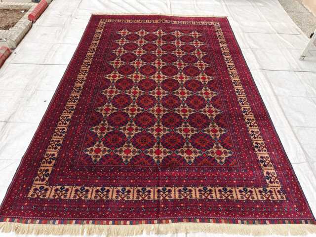 Handwoven Afghan Rug 6.7x9.5 Beljik Yousafi Wool Rug - image 1