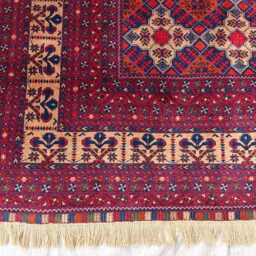 Handwoven Afghan Rug 6.7x9.5 Beljik Yousafi Wool Rug - thumbnail 2