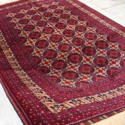 Handwoven Afghan Rug 6.7x9.5 Beljik Yousafi Wool Rug - thumbnail 3
