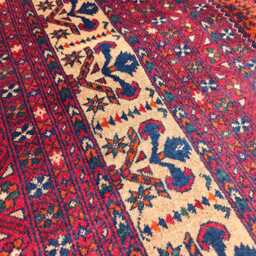 Handwoven Afghan Rug 6.7x9.5 Beljik Yousafi Wool Rug - thumbnail 4