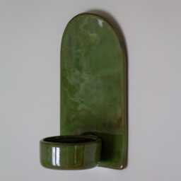 Wall Candle Holder Solace - Ceramic, Gift, Sconce, Zen, Hanging, Meditation, Cozy, D??cor, Present, Interior, For Her, Bedroom, Living Room - thumbnail 4
