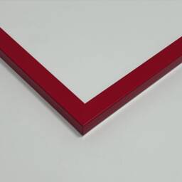 Post Box Red 20mm Picture, Photo, Poster Frame With Gold Mount - thumbnail 3