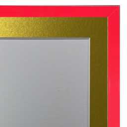 Post Box Red 20mm Picture, Photo, Poster Frame With Gold Mount - thumbnail 2