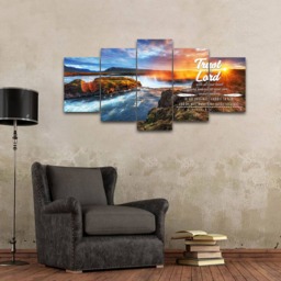Proverbs 35-6 #44 Niv Trust in The Lord Bible Verse Canvas - Christian Scripture Religious Wall Art Home Decor Paintings - thumbnail 2