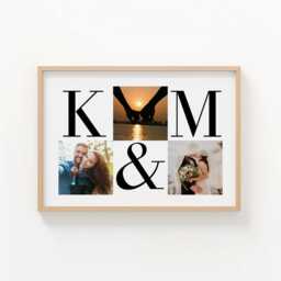 Photo & Letter Print, Valentine's Day, Anniversary, Couple, Love, Gift, Wall Decor, Thoughtful Present - thumbnail 2