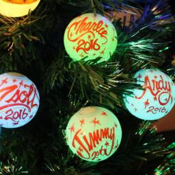 Multicolor Led Personalized Christmas Ornaments - thumbnail 3