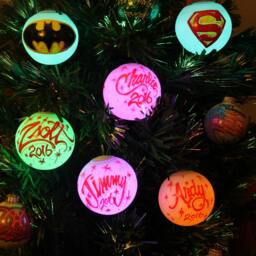 Multicolor Led Personalized Christmas Ornaments - thumbnail 2