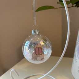 Hand Painted Glass Bauble - thumbnail 2