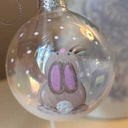 Hand Painted Glass Bauble - thumbnail 4
