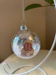 Hand Painted Glass Bauble