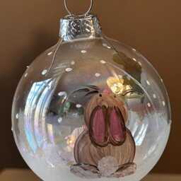 Hand Painted Glass Bauble - thumbnail 3